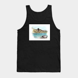 Walter Peak Watercolour Tank Top